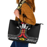 Mexican Trajes Charros Costume Leather Tote Bag