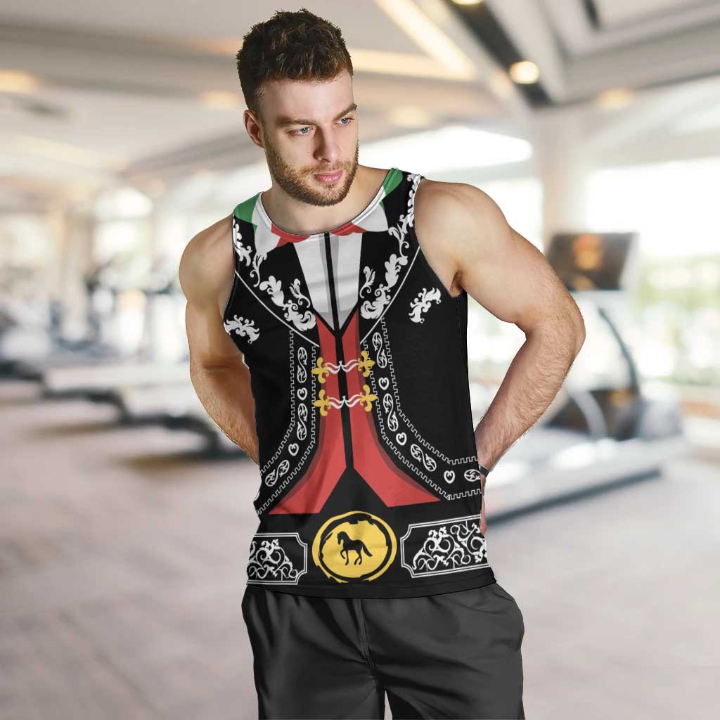 Mexican Trajes Charros Costume Men Tank Top