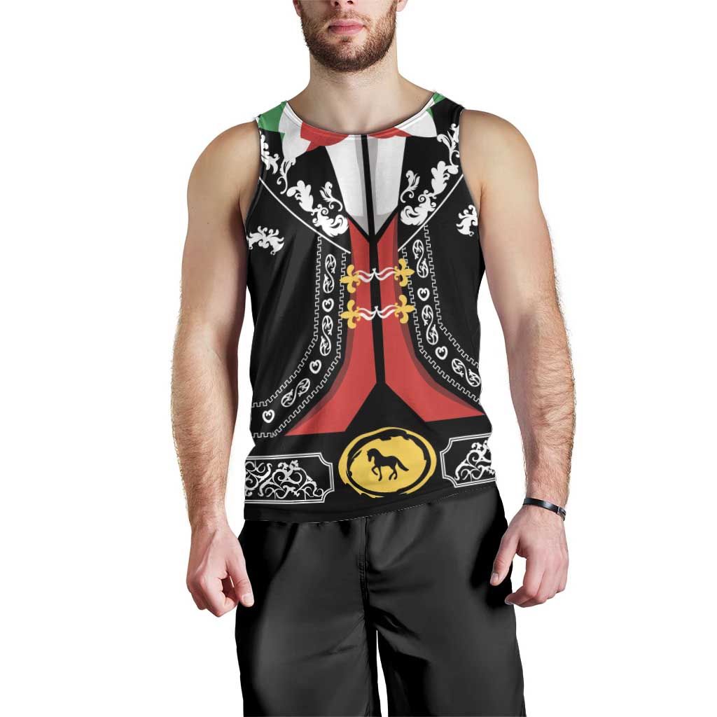 Mexican Trajes Charros Costume Men Tank Top
