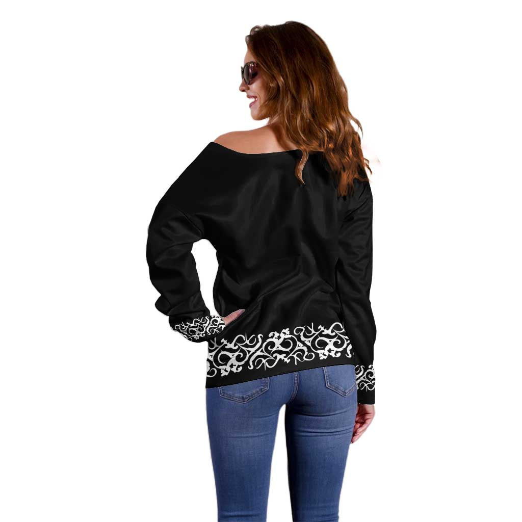 Mexican Trajes Charros Costume Off Shoulder Sweater