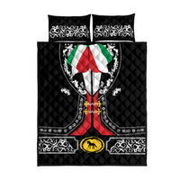 Mexican Trajes Charros Costume Quilt Bed Set