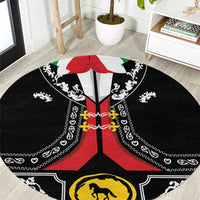 Mexican Trajes Charros Costume Round Carpet