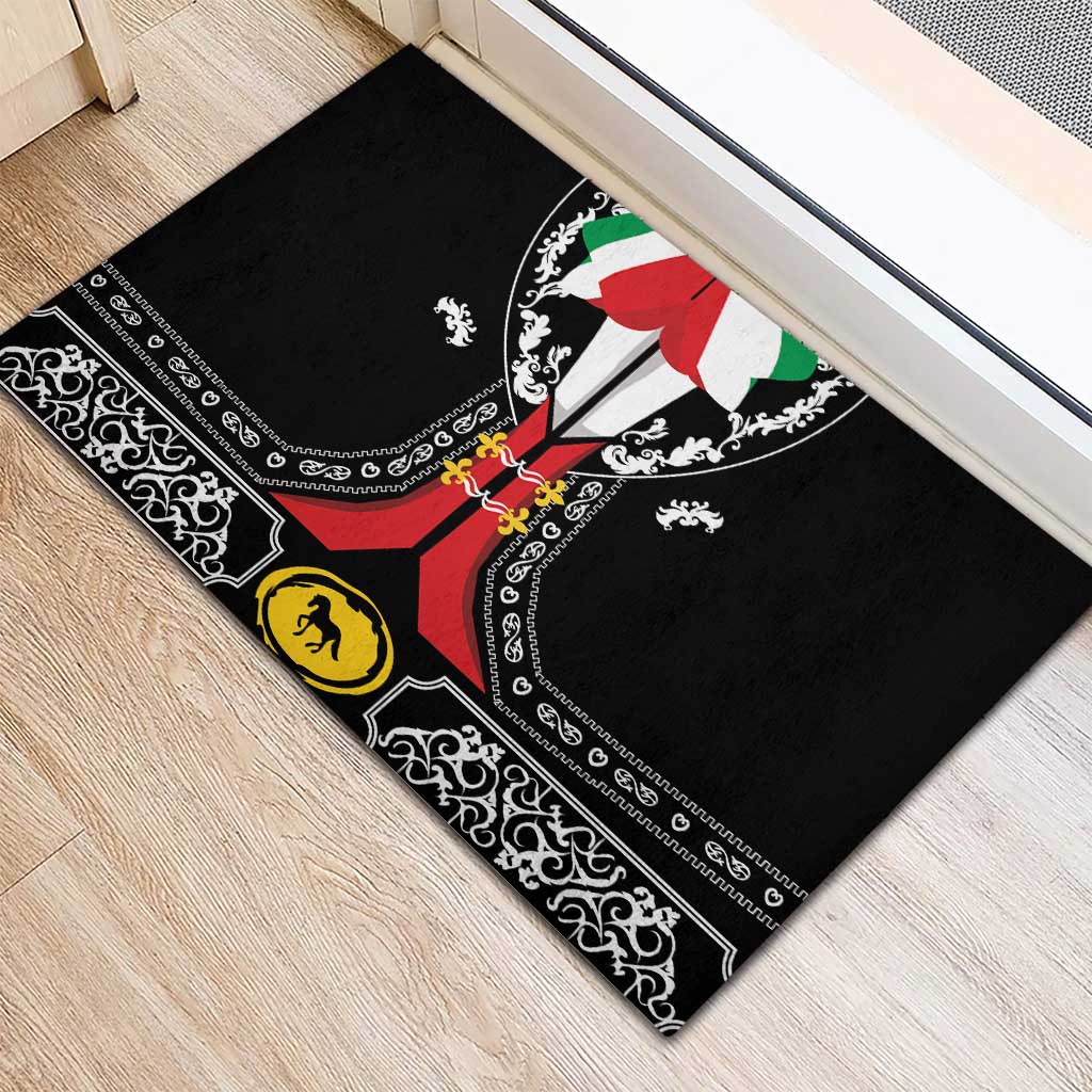 Mexican Trajes Charros Costume Rubber Doormat