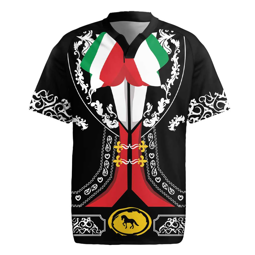 Mexican Trajes Charros Costume Rugby Jersey