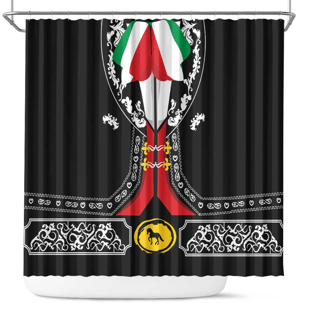 Mexican Trajes Charros Costume Shower Curtain