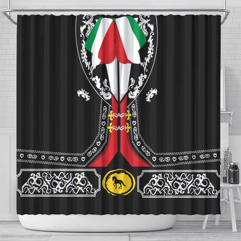 Mexican Trajes Charros Costume Shower Curtain