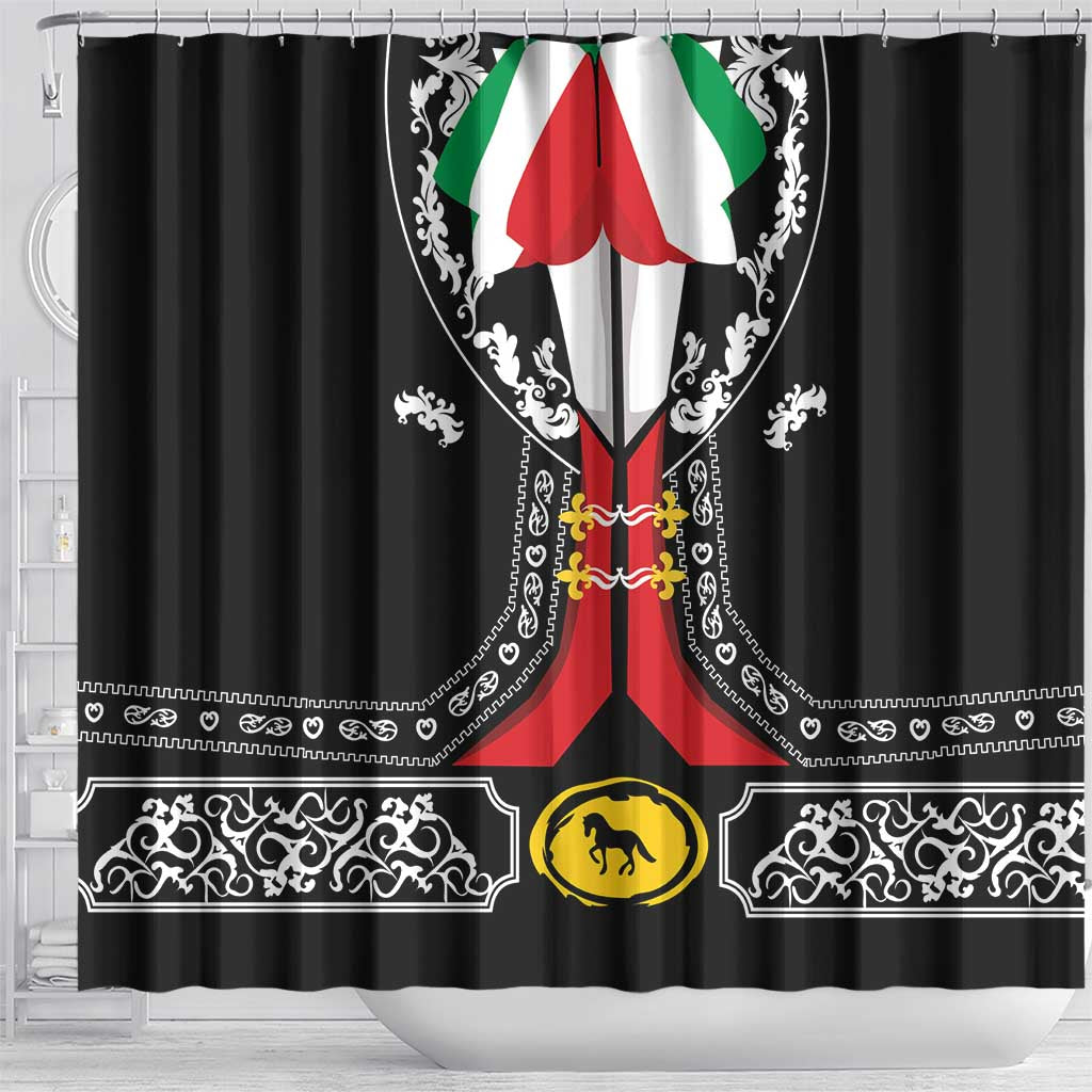 Mexican Trajes Charros Costume Shower Curtain