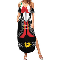 Mexican Trajes Charros Costume Summer Maxi Dress