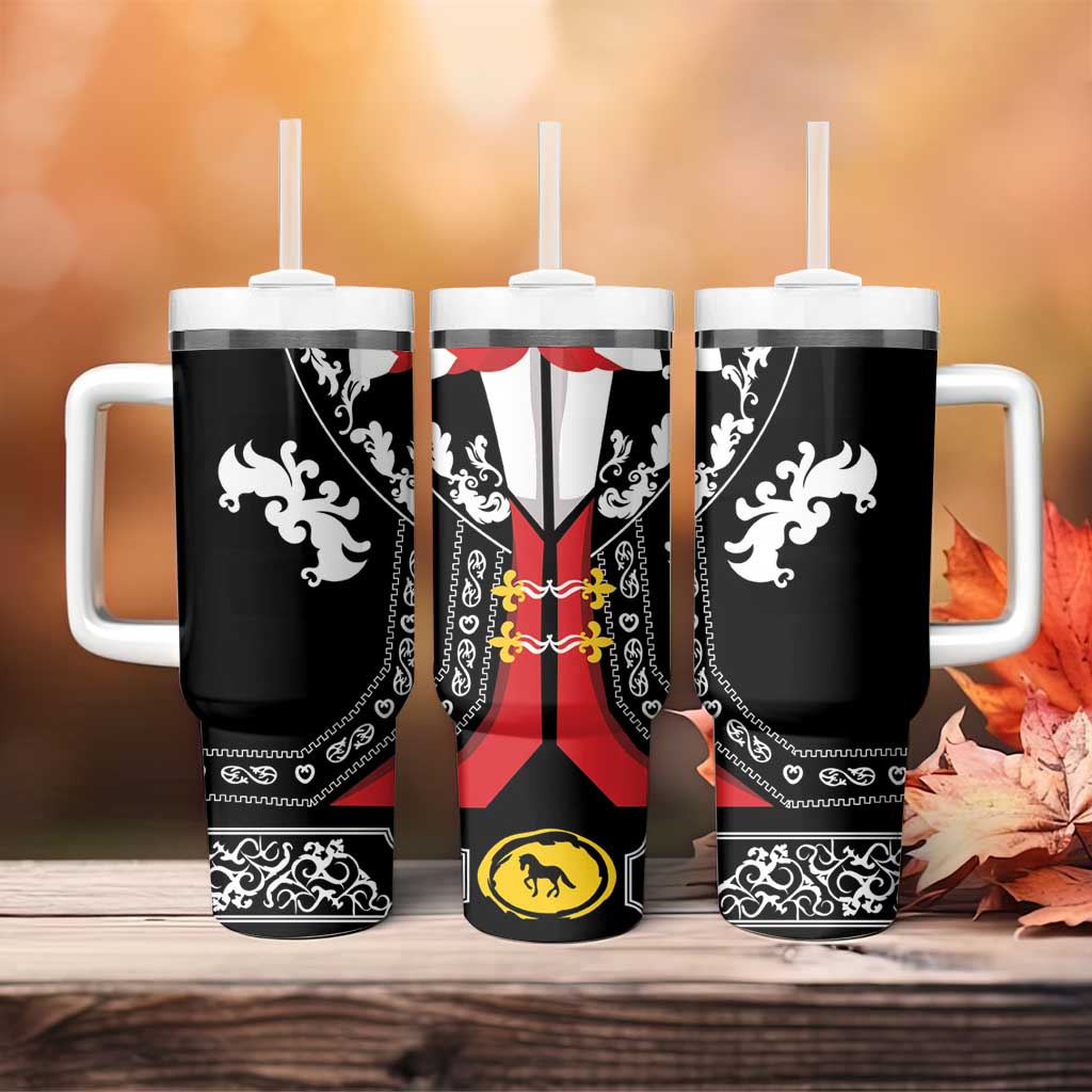Mexican Trajes Charros Costume Tumbler With Handle