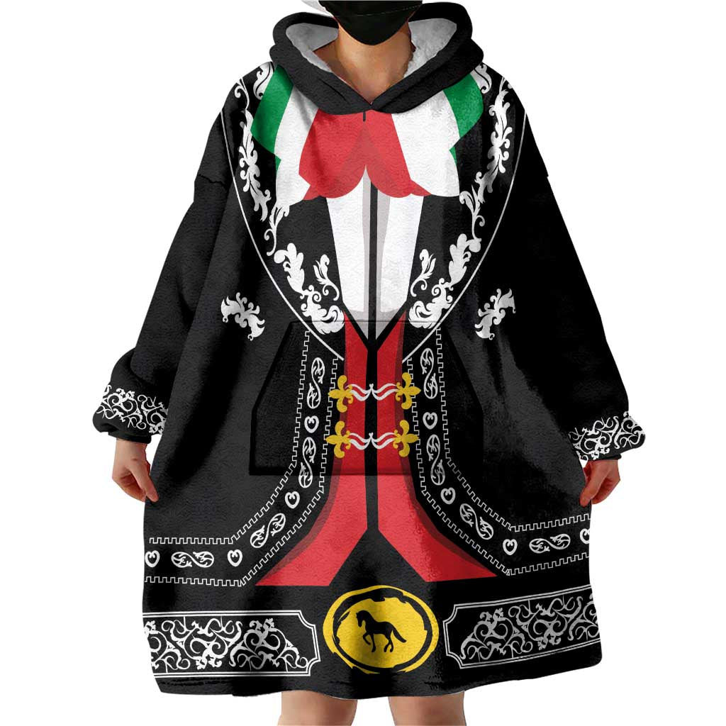 Mexican Trajes Charros Costume Wearable Blanket Hoodie