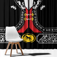 Mexican Trajes Charros Costume Window Curtain