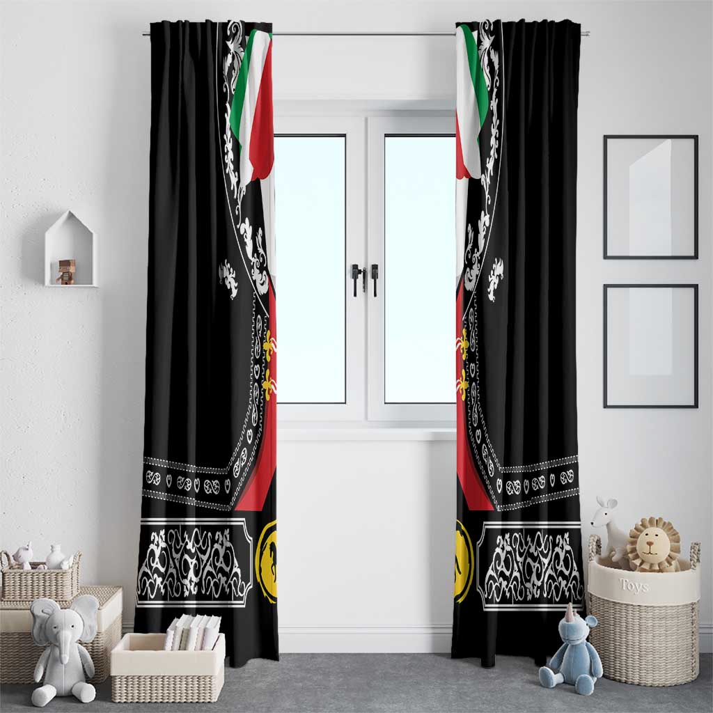 Mexican Trajes Charros Costume Window Curtain