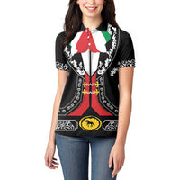 Mexican Trajes Charros Costume Women Polo Shirt