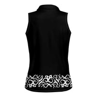 Mexican Trajes Charros Costume Women Sleeveless Polo Shirt