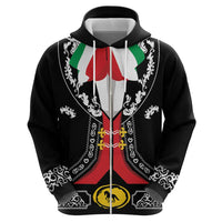 Mexican Trajes Charros Costume Zip Hoodie