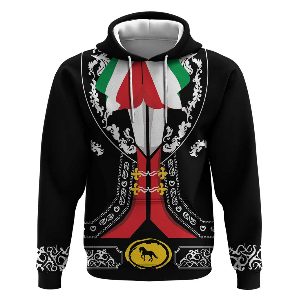 Mexican Trajes Charros Costume Zip Hoodie
