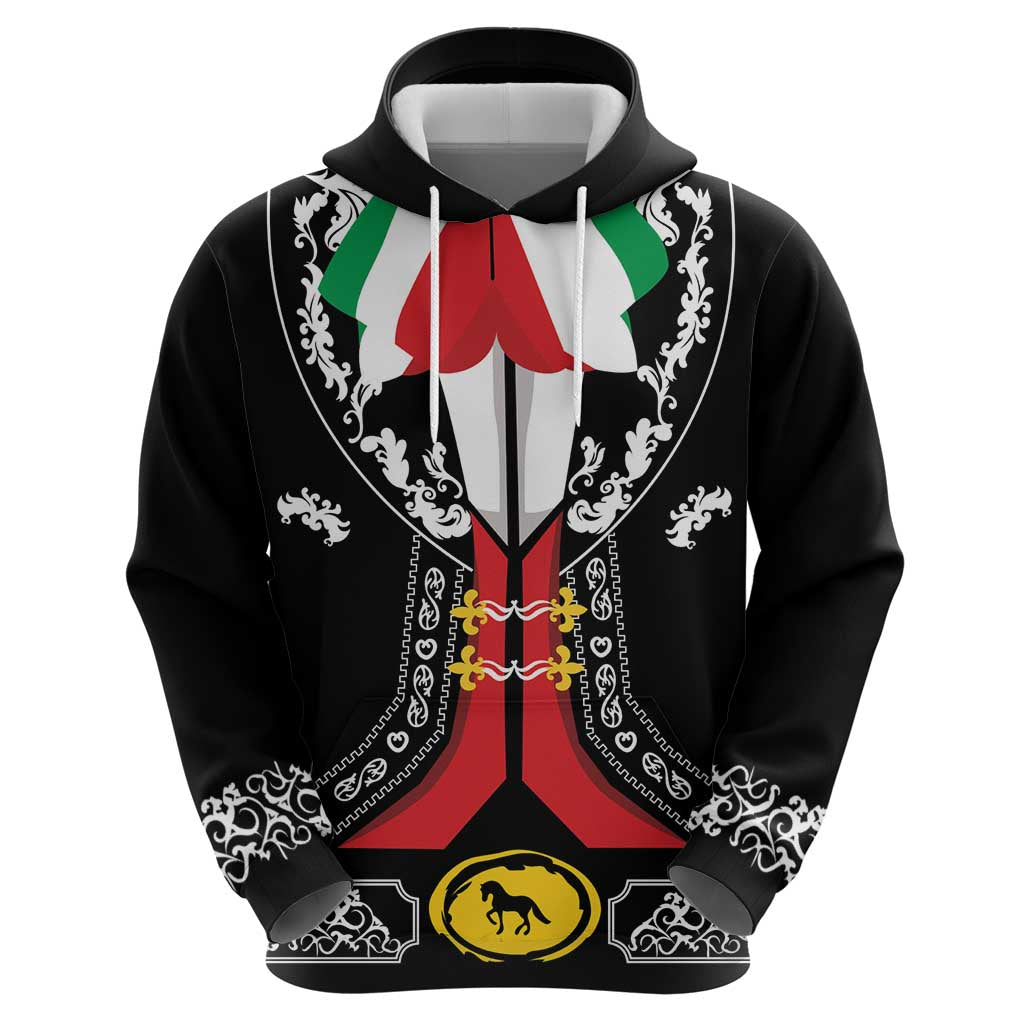 Mexican Trajes Charros Costume Zip Hoodie