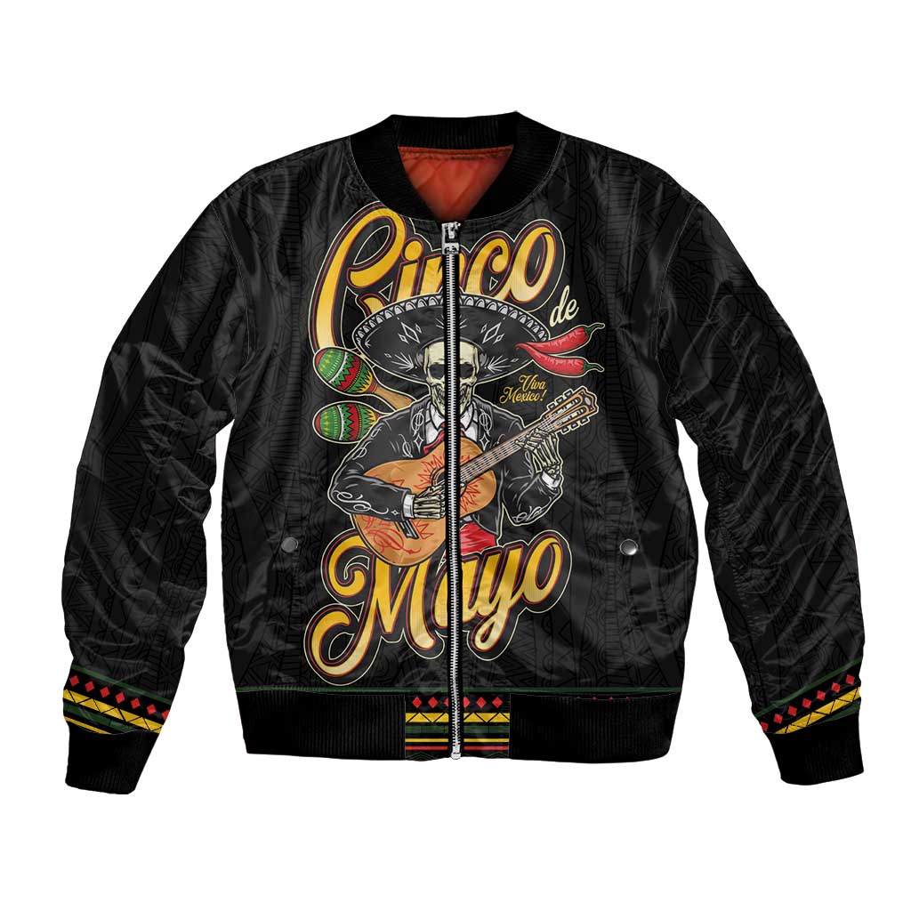 Mexico Cinco de Mayo Bomber Jacket El Dia de la Batalla de Puebla