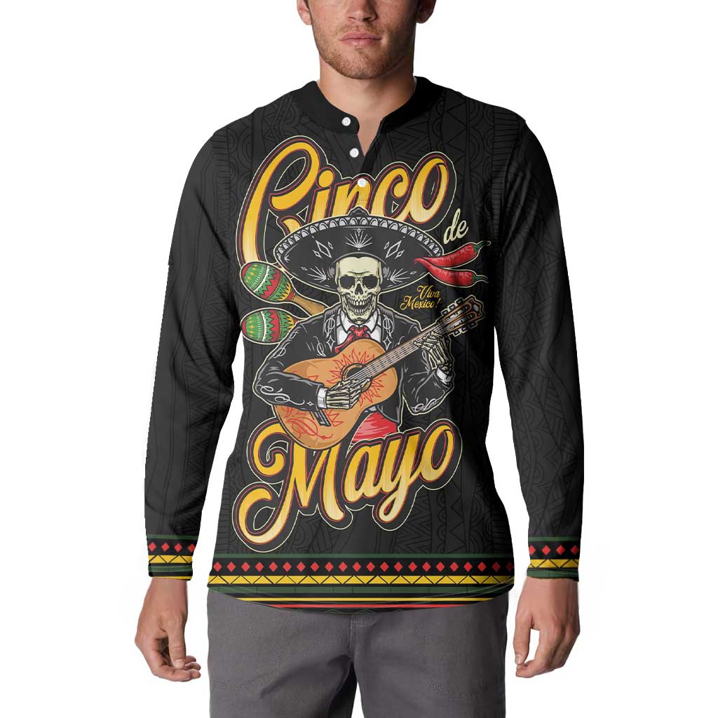Mexico Cinco de Mayo Button Sweatshirt El Dia de la Batalla de Puebla