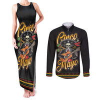 Mexico Cinco de Mayo Couples Matching Tank Maxi Dress and Long Sleeve Button Shirt El Dia de la Batalla de Puebla