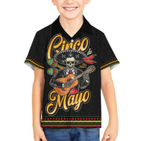 Mexico Cinco de Mayo Family Matching Off Shoulder Short Dress and Hawaiian Shirt El Dia de la Batalla de Puebla