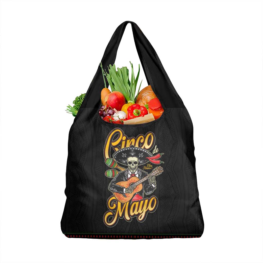 Mexico Cinco de Mayo Grocery Bag El Dia de la Batalla de Puebla