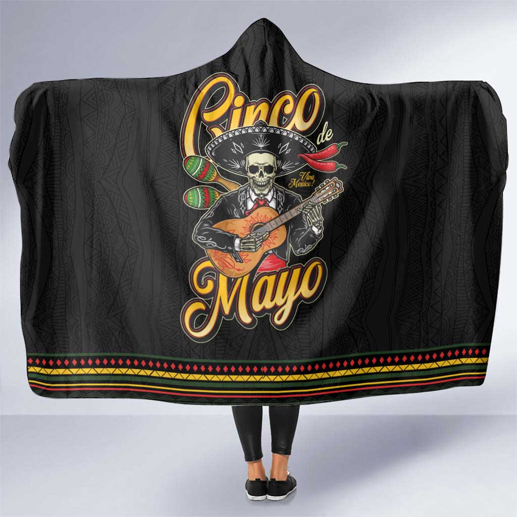 Mexico Cinco de Mayo Hooded Blanket El Dia de la Batalla de Puebla
