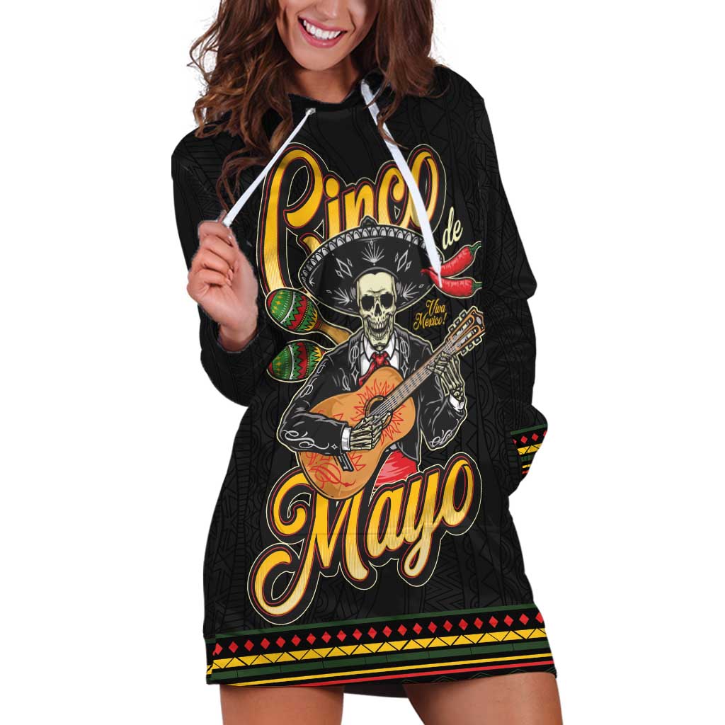 Mexico Cinco de Mayo Hoodie Dress El Dia de la Batalla de Puebla