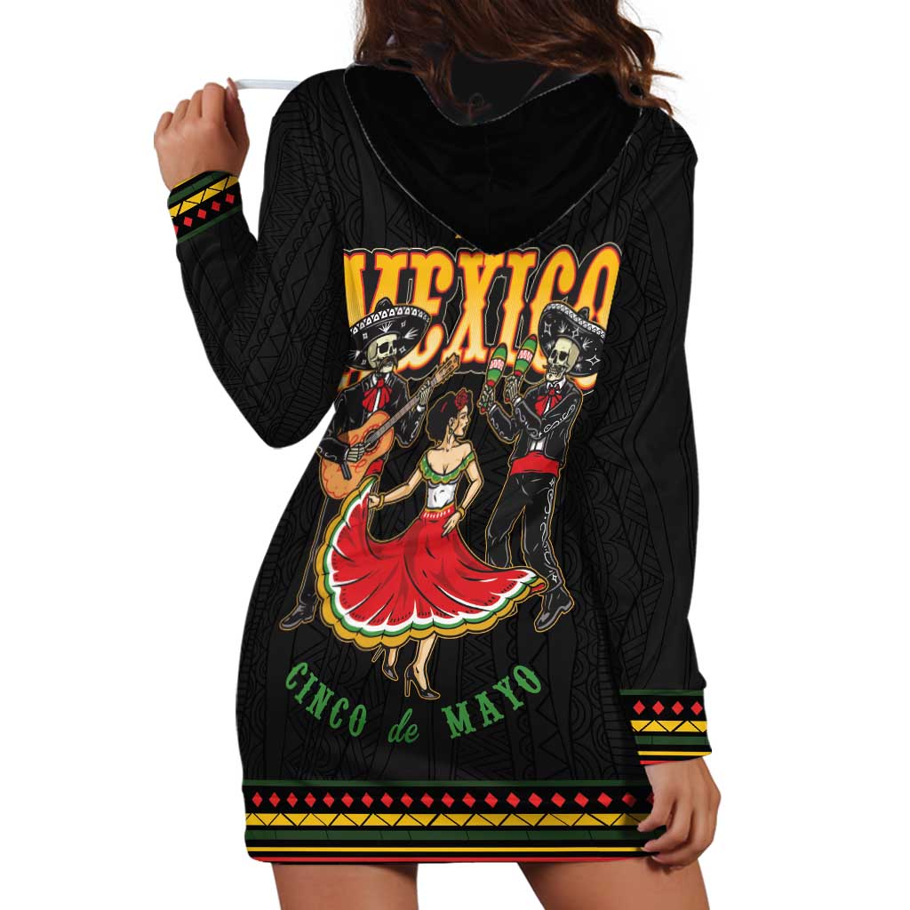 Mexico Cinco de Mayo Hoodie Dress El Dia de la Batalla de Puebla