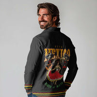 Mexico Cinco de Mayo Long Sleeve Polo Shirt El Dia de la Batalla de Puebla