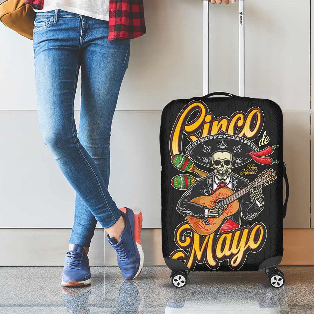 Mexico Cinco de Mayo Luggage Cover El Dia de la Batalla de Puebla