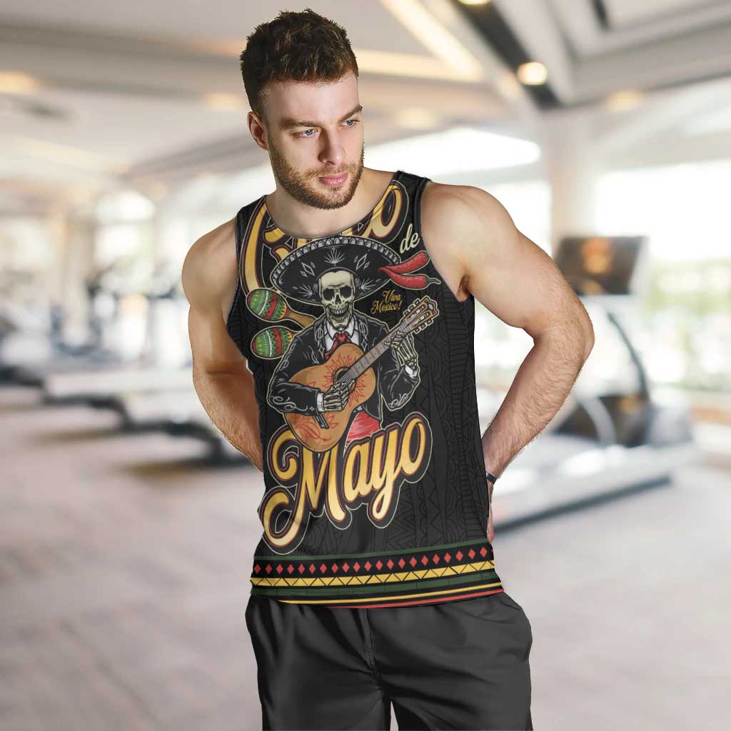 Mexico Cinco de Mayo Men Tank Top El Dia de la Batalla de Puebla