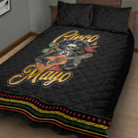 Mexico Cinco de Mayo Quilt Bed Set El Dia de la Batalla de Puebla
