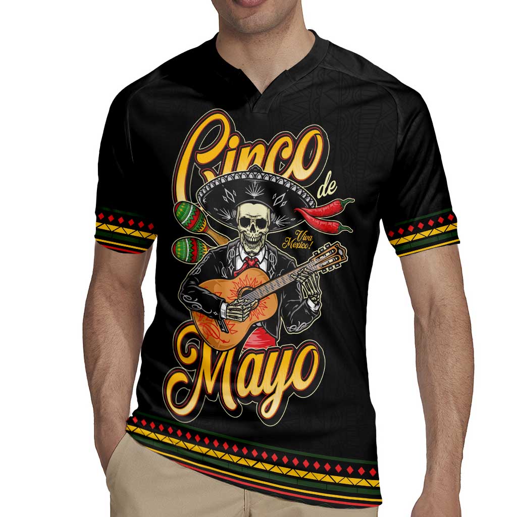 Mexico Cinco de Mayo Rugby Jersey El Dia de la Batalla de Puebla
