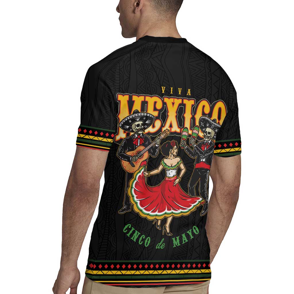 Mexico Cinco de Mayo Rugby Jersey El Dia de la Batalla de Puebla