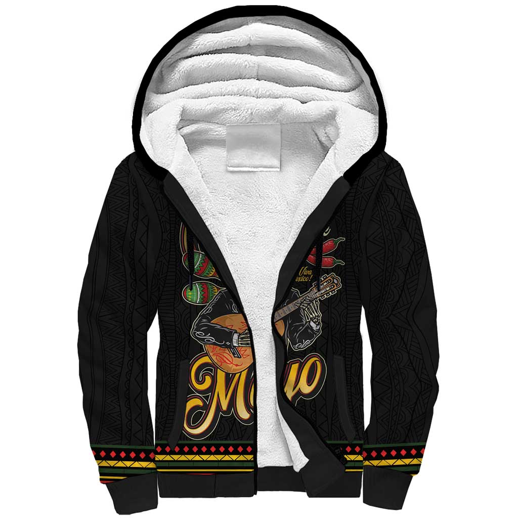 Mexico Cinco de Mayo Sherpa Hoodie El Dia de la Batalla de Puebla