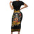Mexico Cinco de Mayo Short Sleeve Bodycon Dress El Dia de la Batalla de Puebla