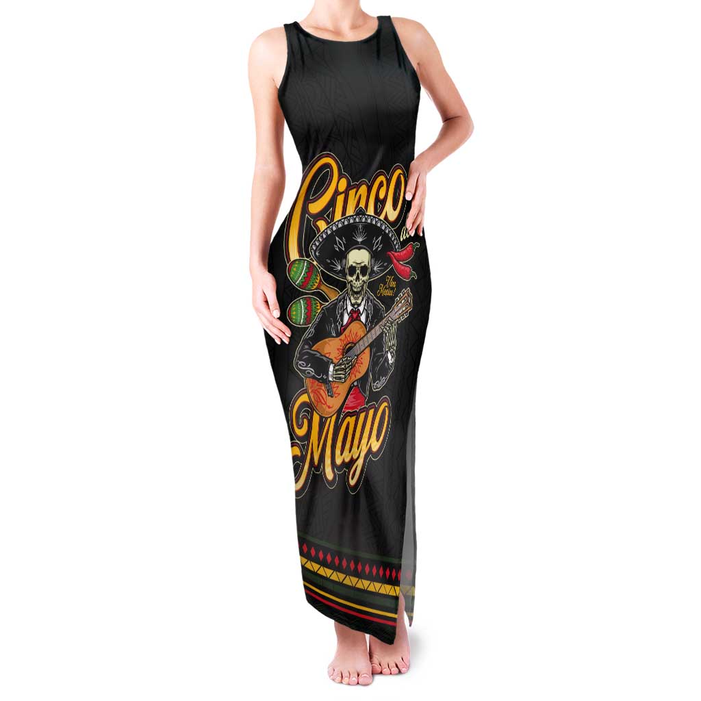 Mexico Cinco de Mayo Tank Maxi Dress El Dia de la Batalla de Puebla