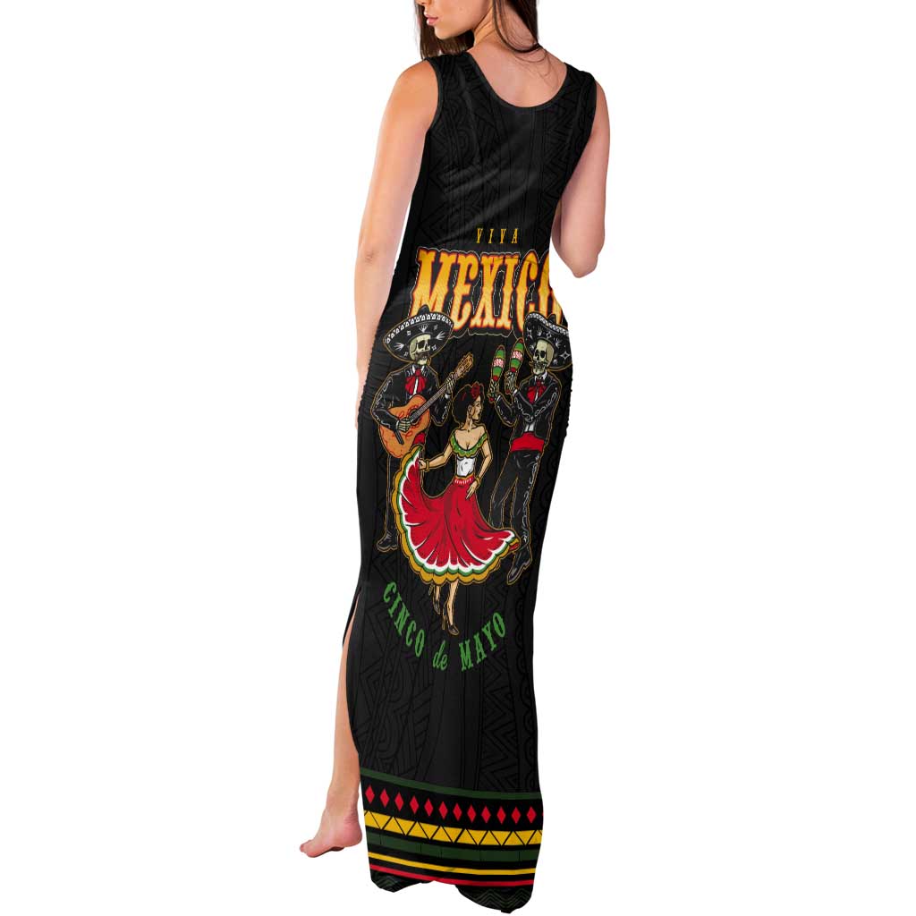 Mexico Cinco de Mayo Tank Maxi Dress El Dia de la Batalla de Puebla