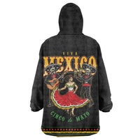 Mexico Cinco de Mayo Wearable Blanket Hoodie El Dia de la Batalla de Puebla