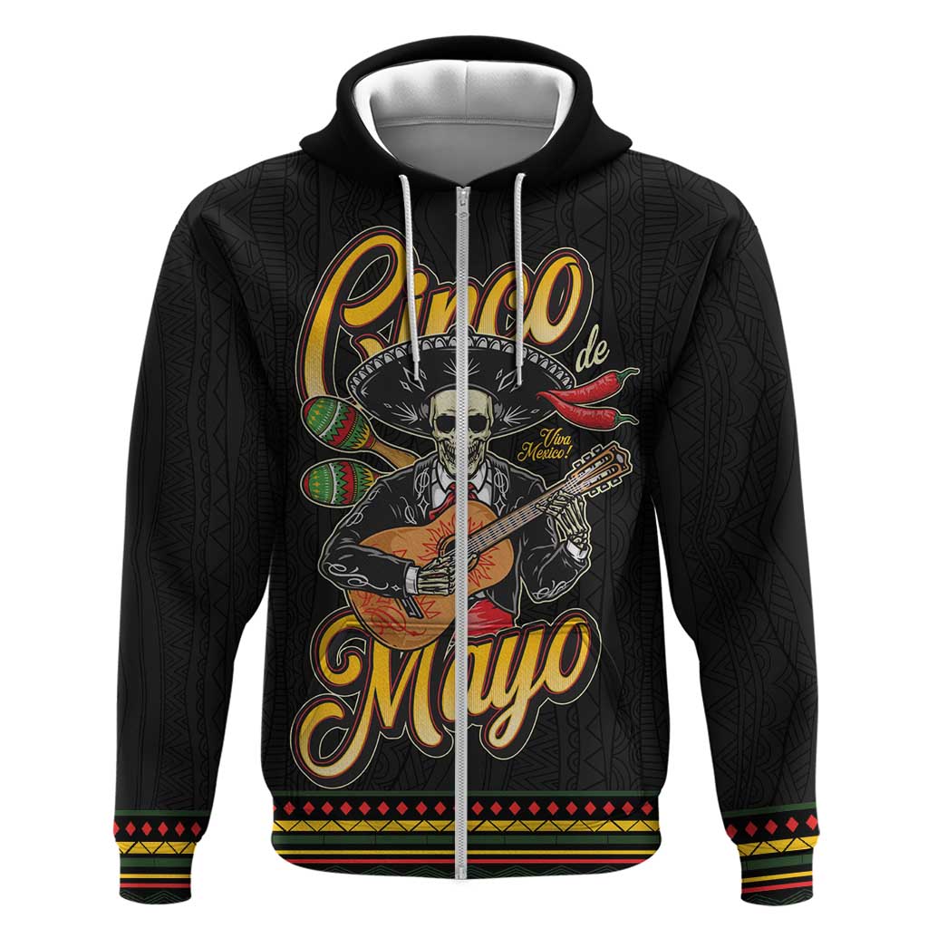 Mexico Cinco de Mayo Zip Hoodie El Dia de la Batalla de Puebla