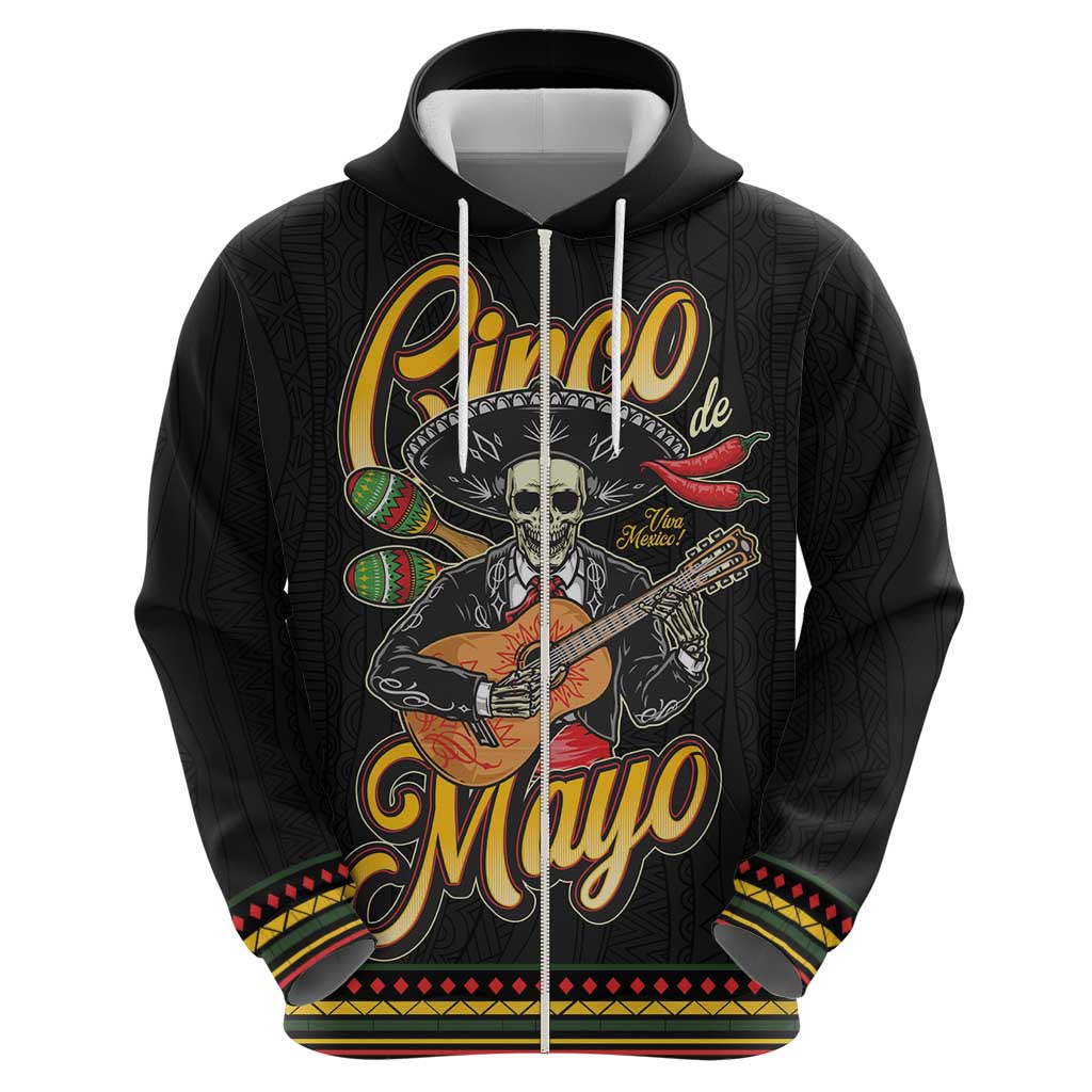 Mexico Cinco de Mayo Zip Hoodie El Dia de la Batalla de Puebla