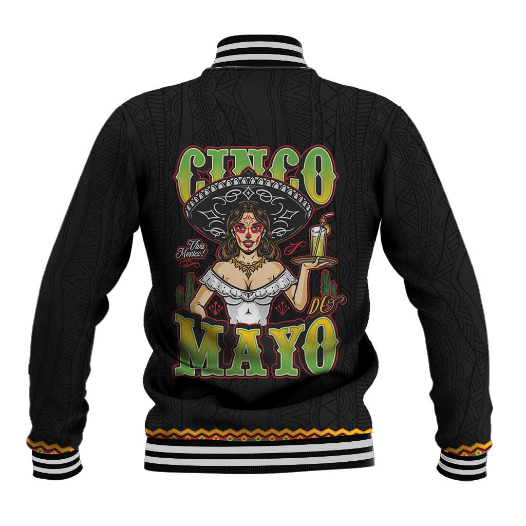 Mexico Cinco de Mayo Baseball Jacket Viva la Fiesta!