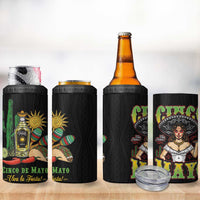 Mexico Cinco de Mayo 4 in 1 Can Cooler Tumbler Viva la Fiesta!