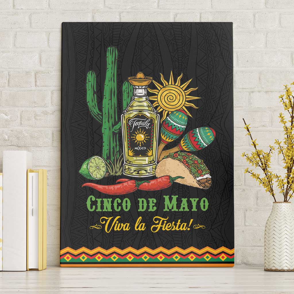 Mexico Cinco de Mayo Canvas Wall Art Viva la Fiesta!