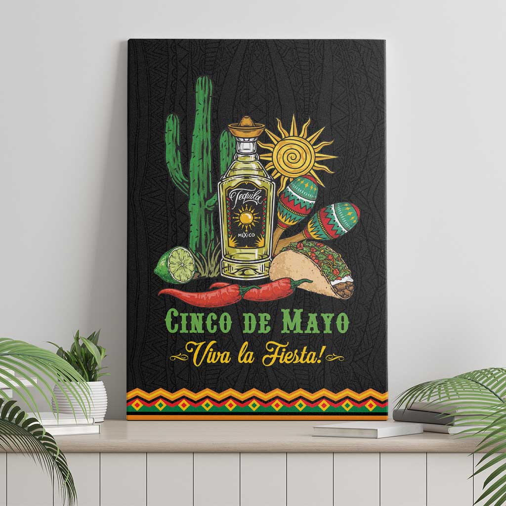 Mexico Cinco de Mayo Canvas Wall Art Viva la Fiesta!