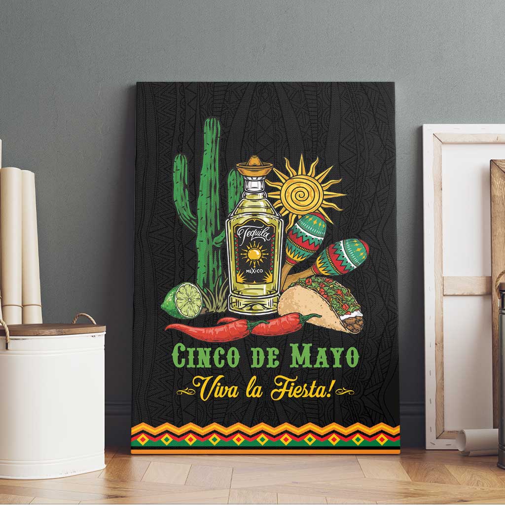 Mexico Cinco de Mayo Canvas Wall Art Viva la Fiesta!