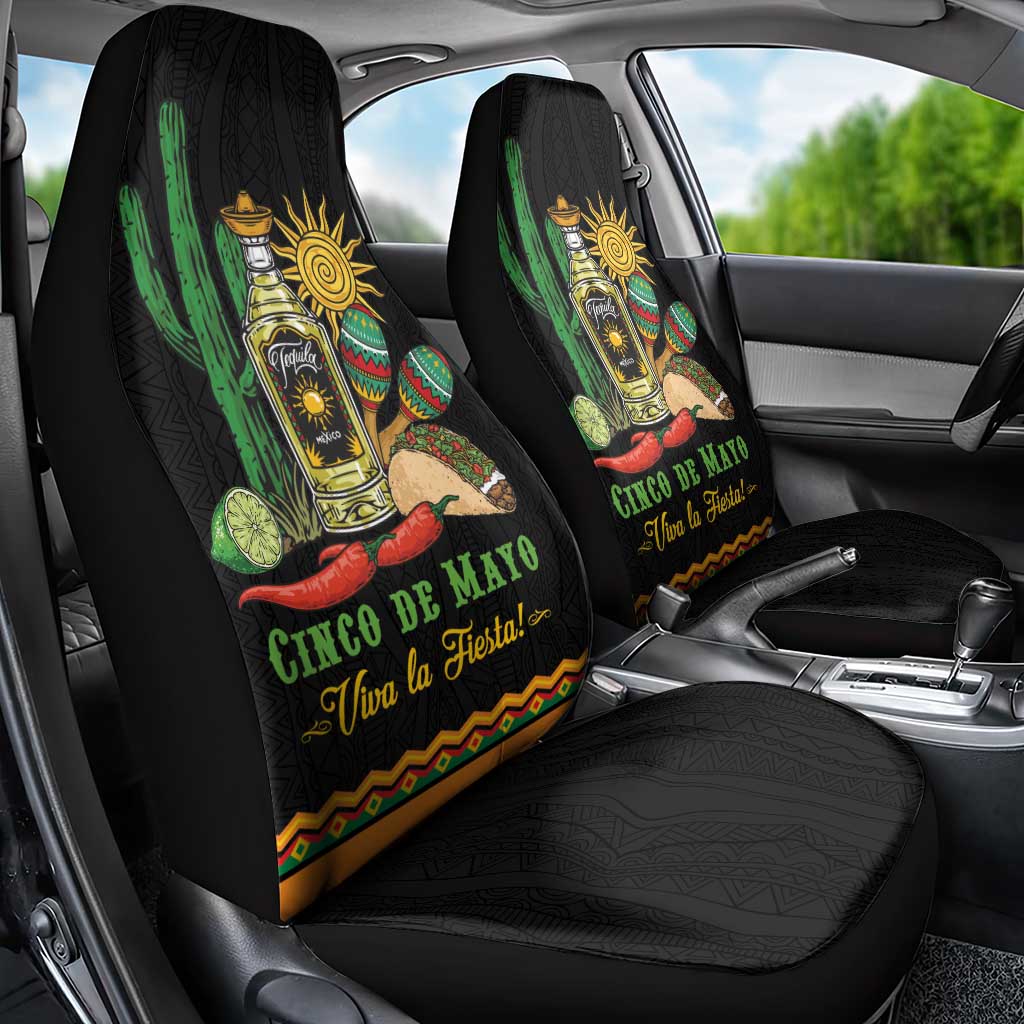Mexico Cinco de Mayo Car Seat Cover Viva la Fiesta!