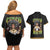 Mexico Cinco de Mayo Couples Matching Off Shoulder Short Dress and Hawaiian Shirt Viva la Fiesta!