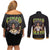 Mexico Cinco de Mayo Couples Matching Off Shoulder Short Dress and Long Sleeve Button Shirt Viva la Fiesta!